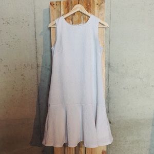 NINE WEST White Drop Waist Floral Patterned Dress